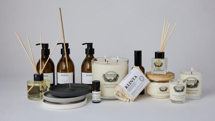 Duftlys og duftpinner Klinta helt naturlig