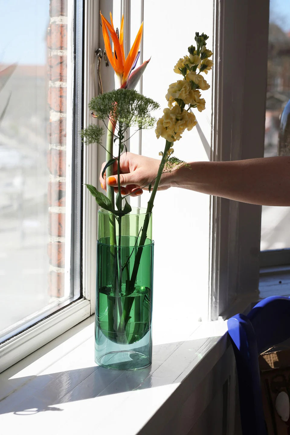 Blomstervase stor "Bouqet tube" fra Studio About