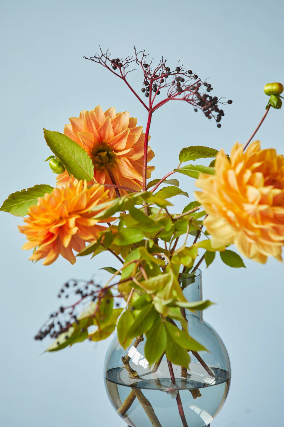 Blomstervase "Bubble tube smoke" fra Studio About