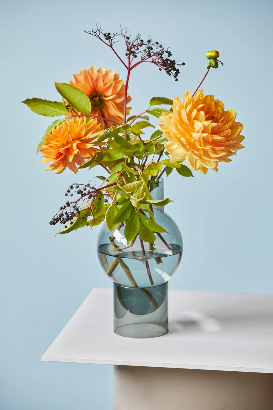 Blomstervase "Bubble tube smoke" fra Studio About