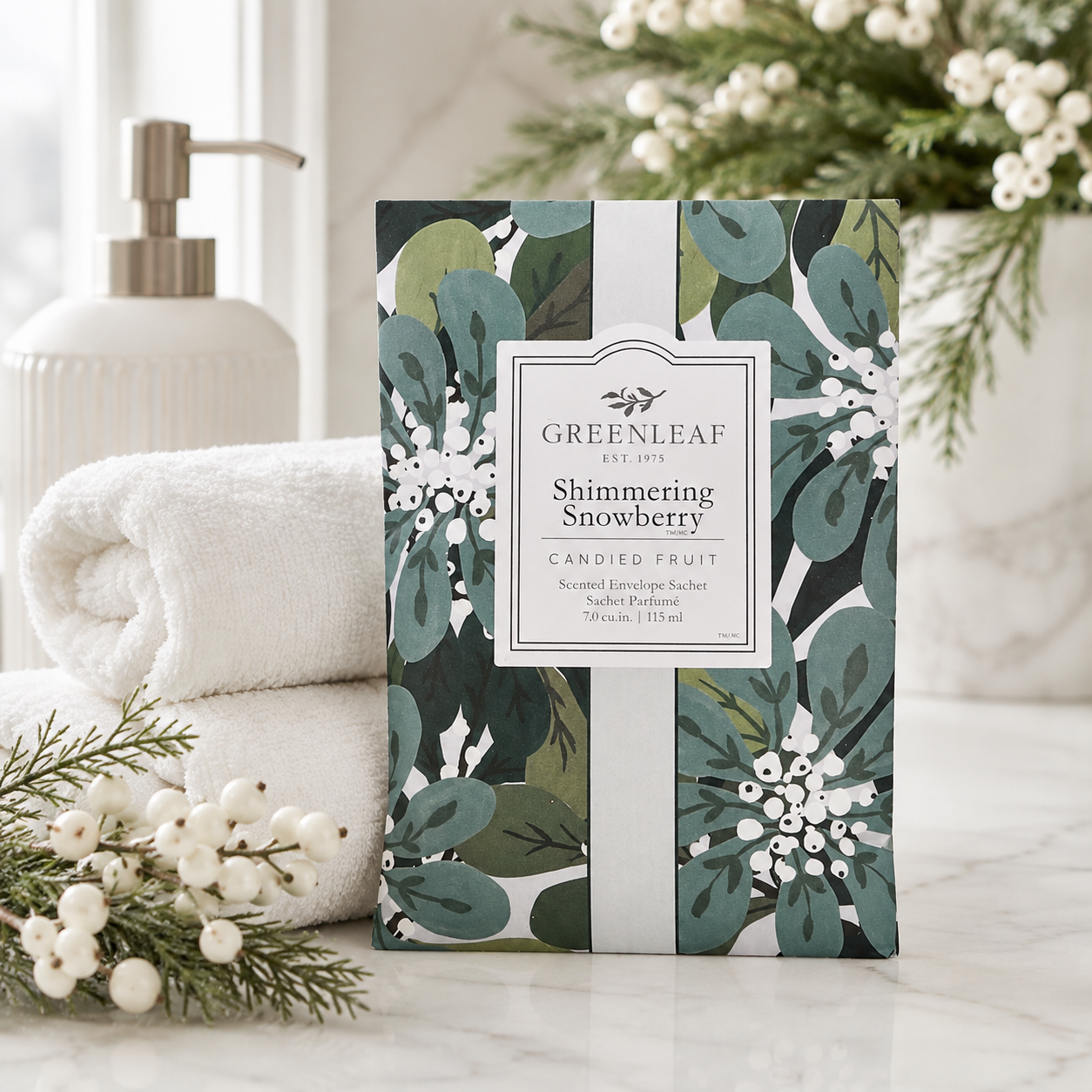 Duftpose “Shimmering snowberry"