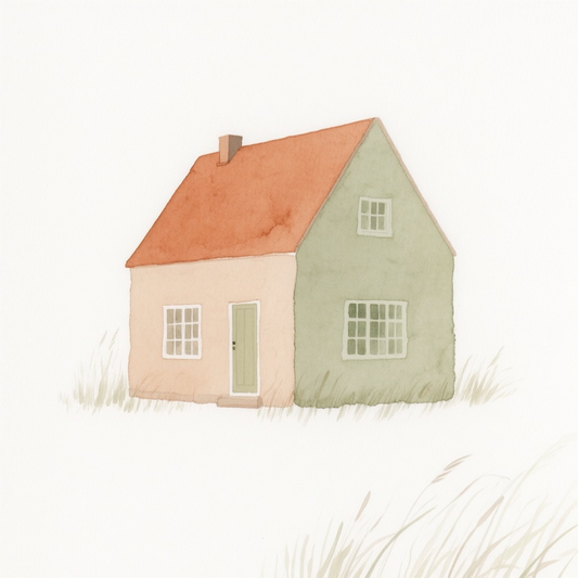 Kort 2-sidig - Hus