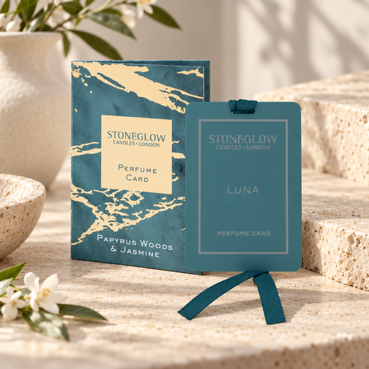 Duftkort Stoneglow - Papyrus woods & Jasmine