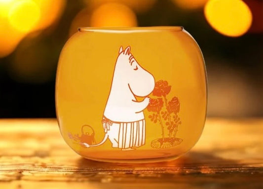 Telysholder oransje mummitrollet