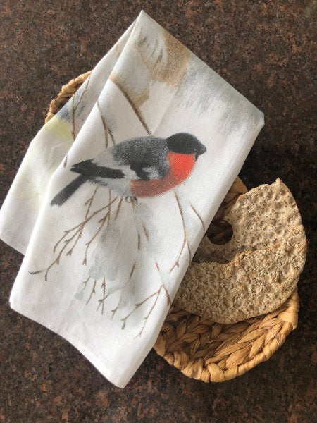 Kjøkkenhåndkle - Vintermorgen