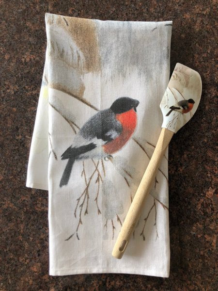 Kjøkkenhåndkle - Vintermorgen