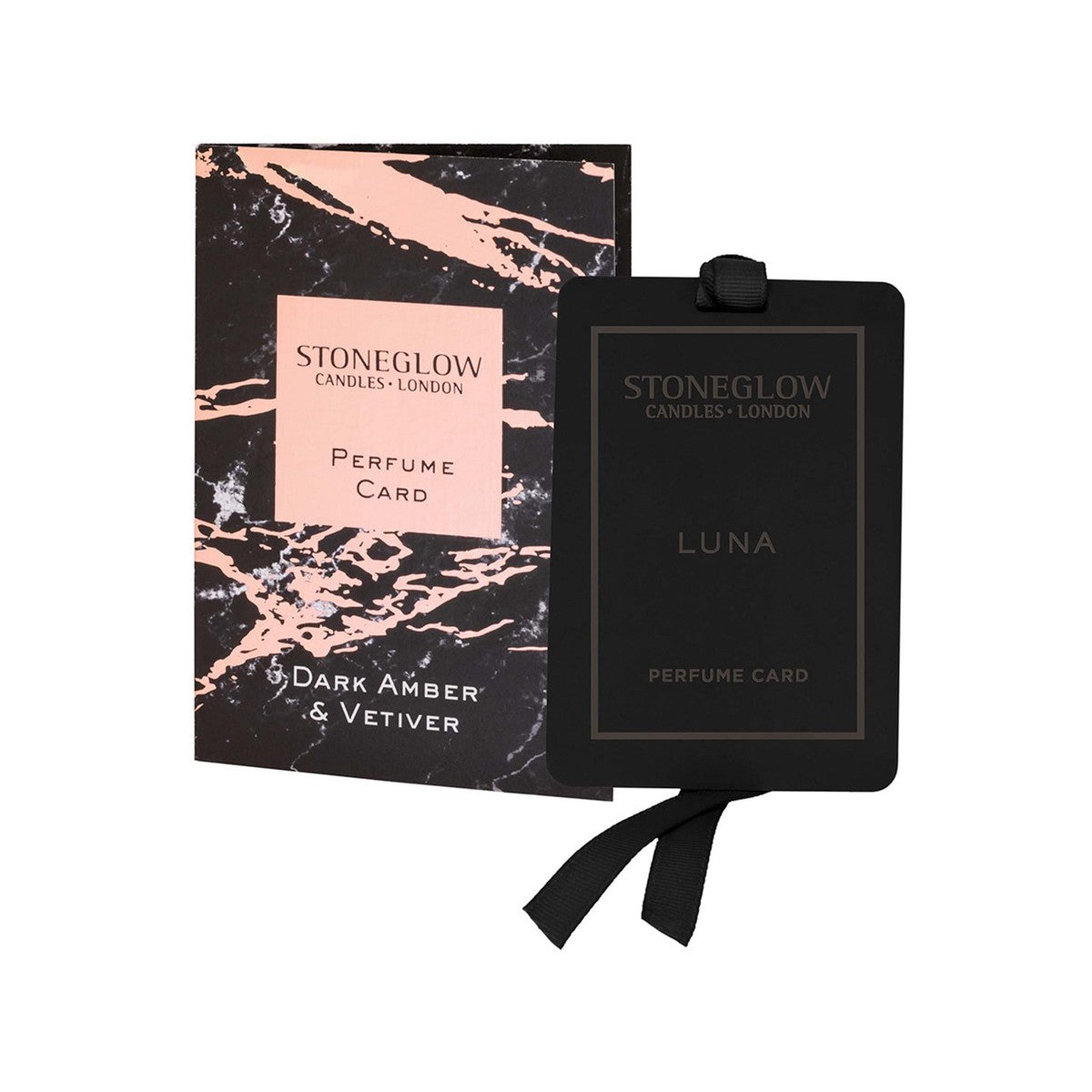 Duftkort Stoneglow - Dark amber & Vetiver