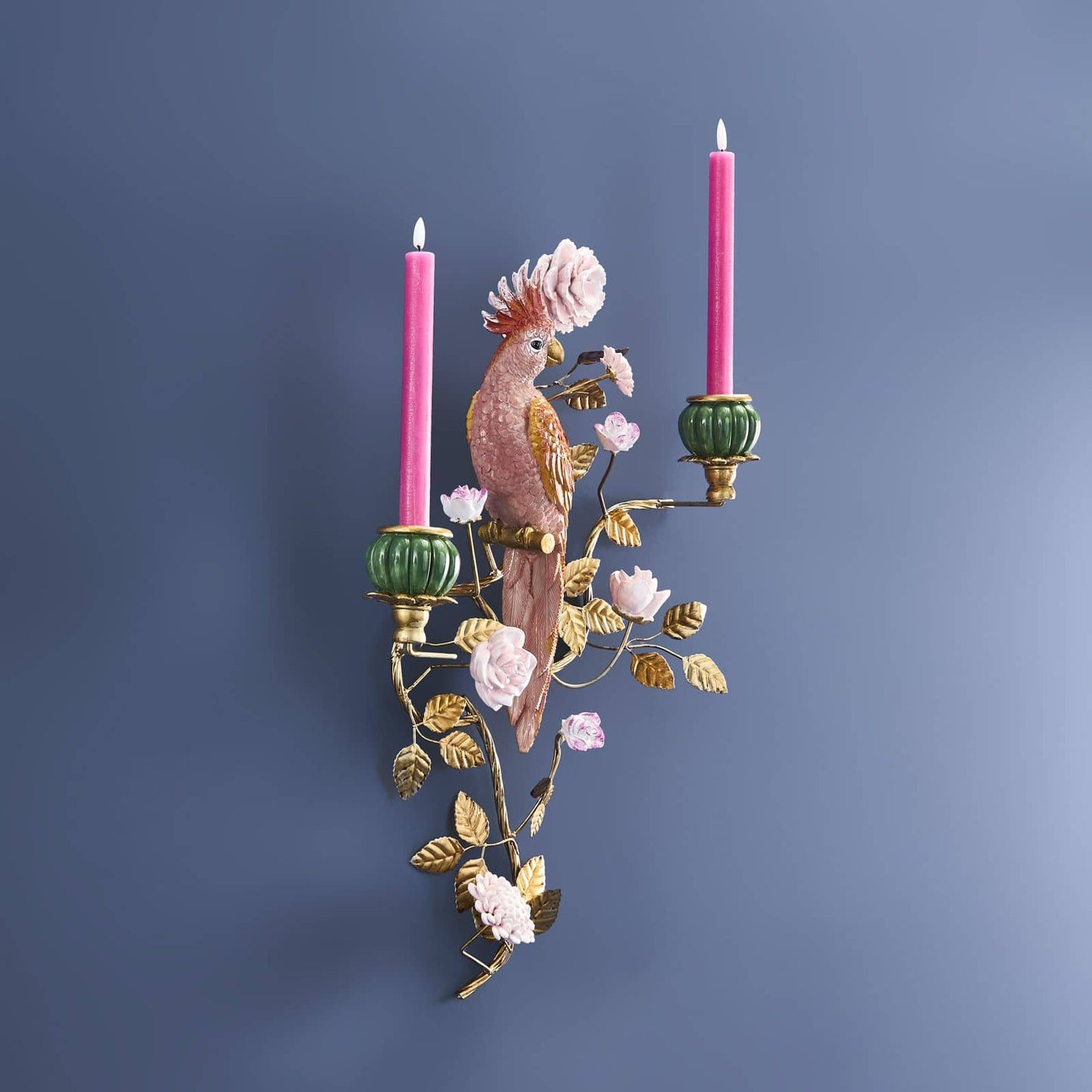 Vegglysestake - Papegøyen "Solina"